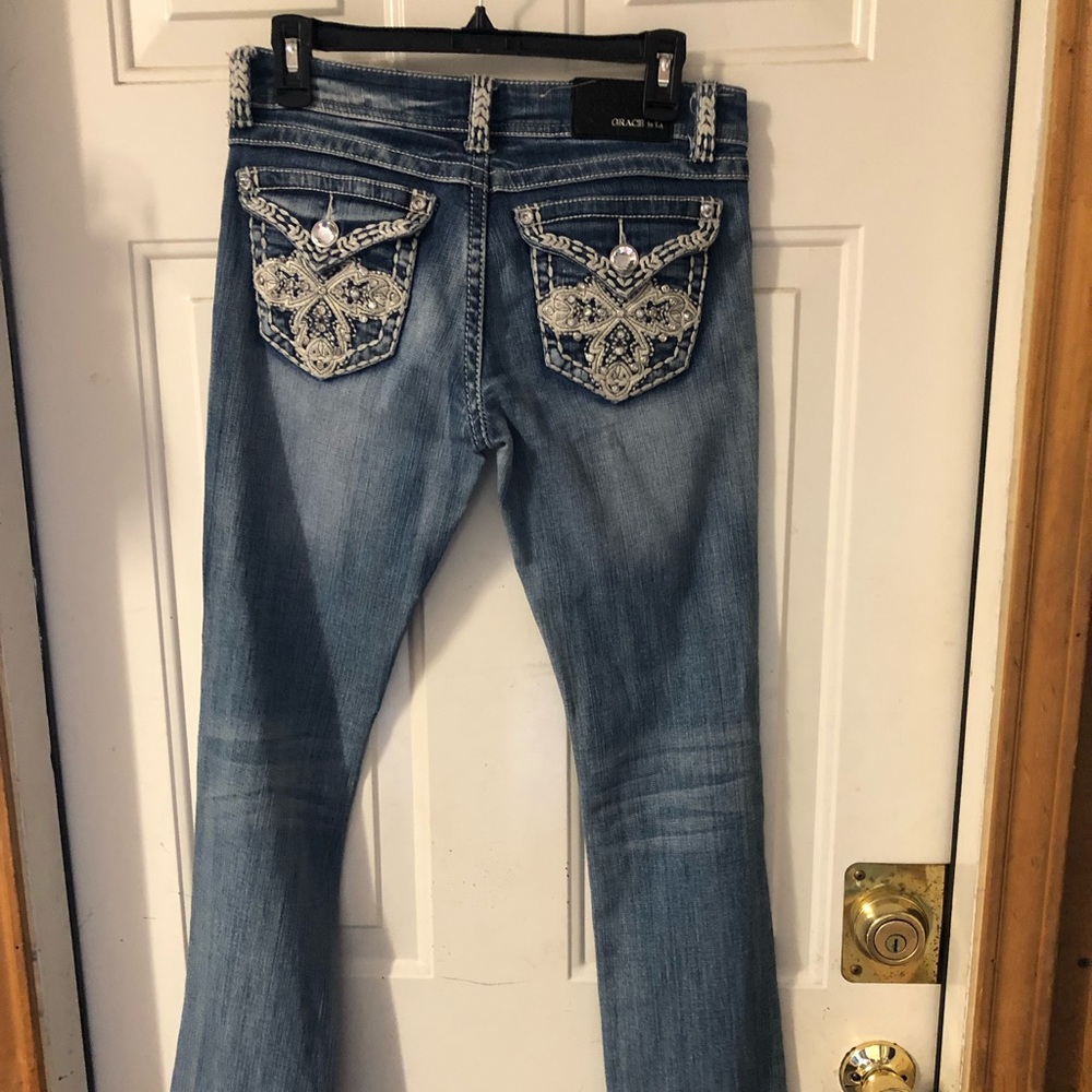 Bootcut designer jeans